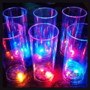 VASO TRAGO LARGO LUMINOSO CRISTAL X 6